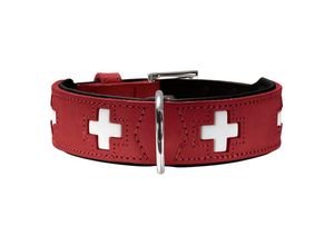 Hunter Tierbedarf Hunde-Halsband Halsband Swiss rot/schwarz