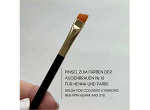 STM Company Augenbrauenpinsel Schräg Pinsel №16 Nikk Mole für Henna/ Farbe