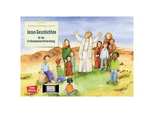 Jesus-Geschichten für die Erstkommunion-Vorbereitung. Kamishibai Bildkartenset - Alfons Friedrich SDB, Anja Hirschberger, Box