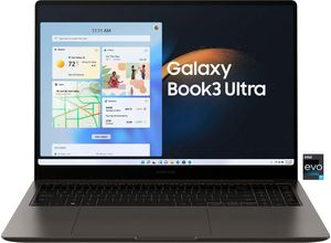 Samsung Galaxy Book3 Ultra Notebook (40,62 cm/16 Zoll, Intel Core i7 13700H, GeForce RTX 4050, 512 GB SSD), grau