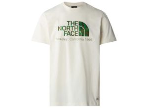 The North Face - Berkeley California S/S Tee In Scrap Mat - T-Shirt Gr M weiß