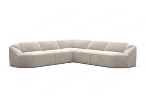 Sofa Dreams Ecksofa Designer Stoff Samtstoff Couch Cabrera L Form Stoffsofa