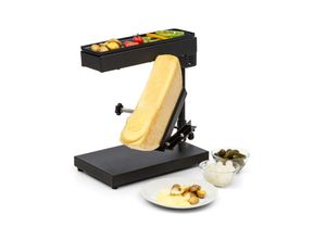 Klarstein Appenzell Peak Raclette mit Grill 1000W Thermostatschalter schwarz