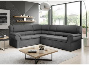 Furnix Ecksofa LEXY Sofa mit Schlaffunktion Bettkasten extra hoch 8 Farben