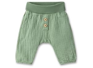 Sanetta - Pure Baby Boys LT 2 Trousers - Freizeithose Gr 80 grün