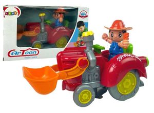 LEAN Toys Spielzeug-Traktor Traktor Soundeffekte Lichteffekte Spielzeugfahrzeug Landmaschine