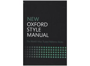 The Oxford Style Manual - Robert Ritter, Gebunden