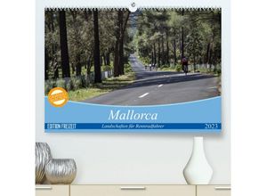 CALVENDO Wandkalender Mallorca: Die schönsten Landschaften für Rennradfahrer (Premium