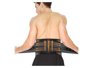 CoolBlauza Rückenbandage Rückenbandage Rücken Gurt für Herren und Damen (Rückengurt für Lindert Schmerzen