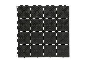 Prosperplast Beetplatten »Easy Square«, Bodenplatten mit 40x40 cm, rutschfest, Klicksystem