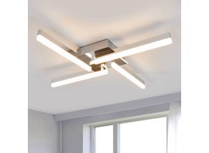 Lindby Four-bulb LED ceiling light Patrik, IP44