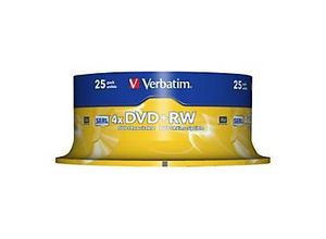 Verbatim - DVD+RW x 25 - 4.7 GB - Speichermedium