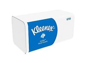 Kleenex® Ultra™ Papierhandtücher 6710, 3-lagig, weiß, 31,8 x 21,5 cm, Interfold-Faltung, 15 Packungen á 96 Tücher