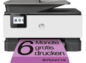 HP OfficeJet Pro 9012e Multifunktionsdrucker, (LAN (Ethernet), WLAN (Wi-Fi), 3 Monate gratis Drucken mit HP Instant Ink inklusive), schwarz|weiß