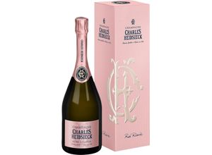 Charles Heidsieck Champagner Rosé Réserve in Geschenkverpackung