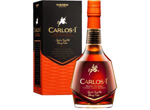 Carlos I Brandy de Jerez Solera Gran Reserva in Geschenkverpackung