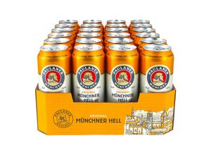 Paulaner Münchner Hell 4,9 % vol 0,5 Liter Dose, 24er Pack