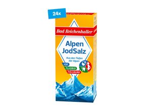 Bad Reichenhaller Jodsalz Fluorid + Folsäure 500 g, 24 er Pack