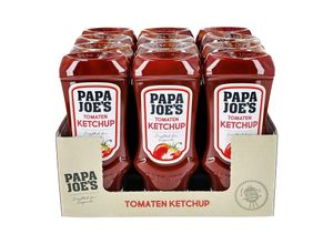 Papa Joes Tomaten Ketchup 500 ml, 12er Pack