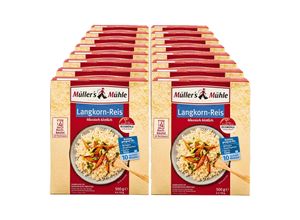 Müller's Mühle Langkornreis Parboiled 500 g, 16er Pack