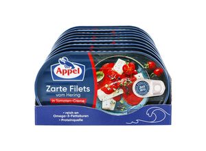 Apple Appel Heringsfilet in Tomaten-Creme 200 g, 10er Pack