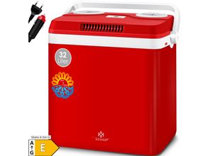 KESSER® 32 L Kühlbox 12V, 230V Stecker, Mini-Kühlschrank, Thermoelektrische Warmhaltebox