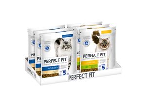 Perfect Fit Katzennahrung 750 g, verschiedene Sorten, 6er Pack