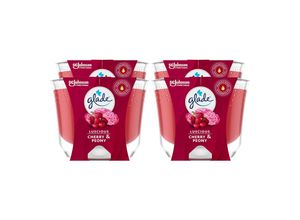 Glade Duftkerze Cherry & Peony 224 g, 4er Pack