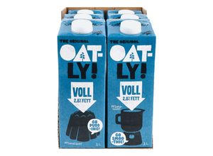 Oatly Haferdrink Voll 2,8 % 1 Liter, 6er Pack