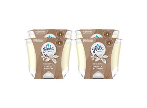 Glade Duftkerze Romantic Vanilla Blossom 224 g, 4er Pack