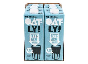 Oatly Haferdrink Fettarm 1,5% 1 Liter, 6er Pack