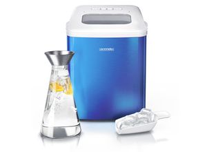 Arendo Eiswürfelmaschine 120W mit 1,5L Behälter Eiswürfelbereiter, 9 Eiswürfel in 9 Minuten