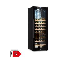 Klarstein Barossa 54 Uno Weinkühlschrank 155 L 54 Flaschen Glastür Touch LED