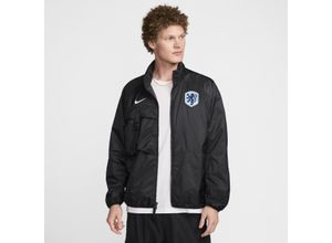 Niederlande Nike Halo Fußballjacke (Herren) - Schwarz