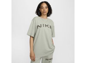 Nike Sportswear weites Kurzarmshirt mit Grafik (Damen) - Grün