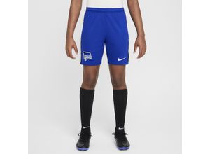 Hertha BSC 2024/25 Stadium Home/Away Nike Dri-FIT Replica-Fußballshorts für ältere Kinder - Blau