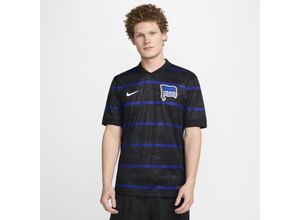 Hertha BSC 2024/25 Stadium Away Nike Replica Fußballtrikot mit Dri-FIT-Technologie für Herren - Schwarz