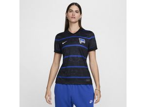 Hertha BSC 2024/25 Stadium Away Nike Replica Fußballtrikot mit Dri-FIT-Technologie für Damen - Schwarz