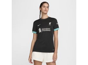 Liverpool FC 2024/25 Stadium Away Nike Dri-FIT Replica Fußballtrikot (Damen) - Schwarz