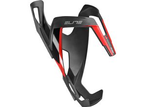 Elite Flaschenhalter Vico Carbon, Schwarz/Rot