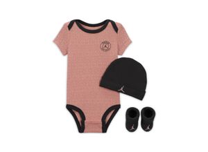 Jordan Paris Saint-Germain 3-teiliges Strampler-Box-Set für Babys (0–9 M) - Pink