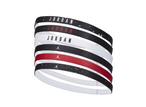 Jordan elastische Haarbänder (6er-Pack) - Schwarz