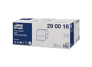 Tork® Rollenhandtuch Premium 290016, 2-lagig, Rollenhandtuch System H1, L 100 m x B 210 mm, 6 Rollen á 100 m, Papier, weiß