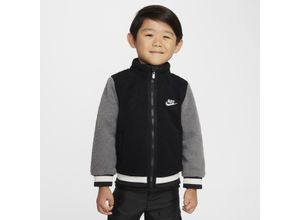 Nike hochflorige Jacke (Babys) - Schwarz