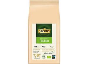 Filterkaffee Jacobs Krönung Good Origin, 1kg, Fairtrade und Bio zertifiziert, Karamellnote, fruchtiges Aroma