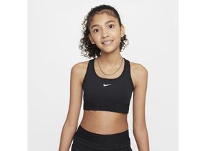 Nike Pro Swoosh Sport-BH für Mädchen - Schwarz