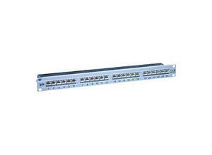 Metz BTR E-DAT C6A 24x8(8) - Patch Panel - CAT 6 - RJ-45 X 24 - Silber - 1U