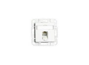 Metz BTR E-DAT C6 8(8) UPk - Anschlussdose, Unterputz - CAT 6 - RJ-45 - Pure White, RAL 9010