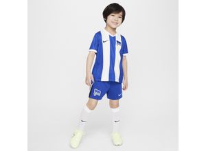 Hertha BSC 2024/25 Stadium Home Nike Replica Fußballtrikot-Set für jüngere Kinder - Blau