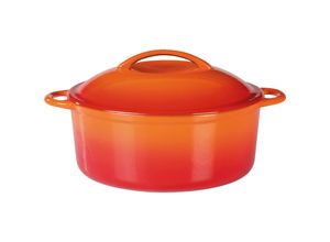 GSW Gusseisen Kochtopf Orange Shadow 24cm, 4,0 L